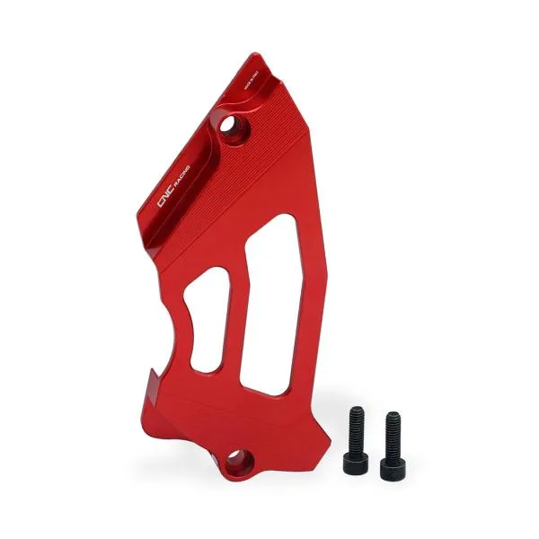 Cover pignone CNC Racing alluminio rosso Ducati 1198R Corse 2010