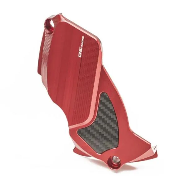 Cover pignone CNC Racing alluminio rosso Ducati Monster 1200 2014-2016