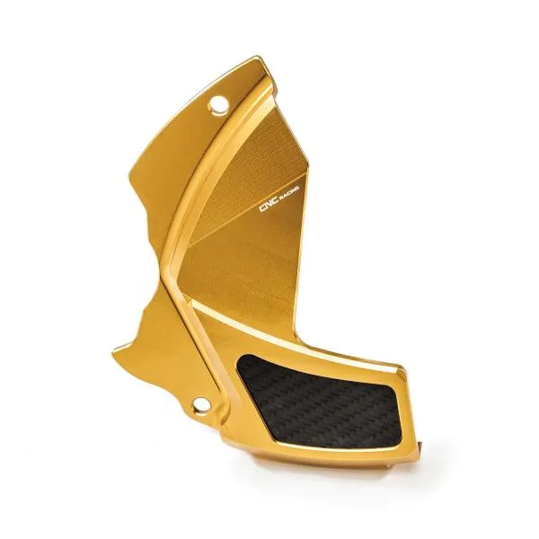Cover pignone CNC Racing alluminio oro Ducati Diavel 1200 2010-2018
