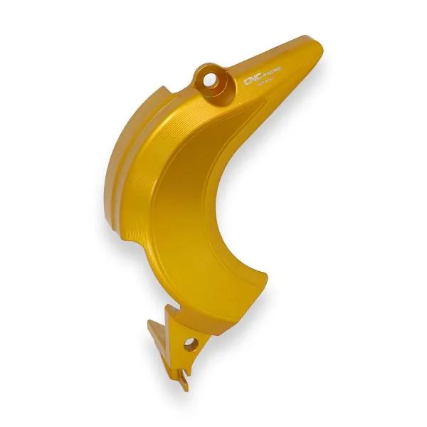 Cover pignone CNC Racing alluminio oro Ducati Panigale V4 2018-2024