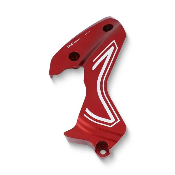 Cover pignone CNC Racing alluminio rosso Ducati DesertX 937 2022-2024