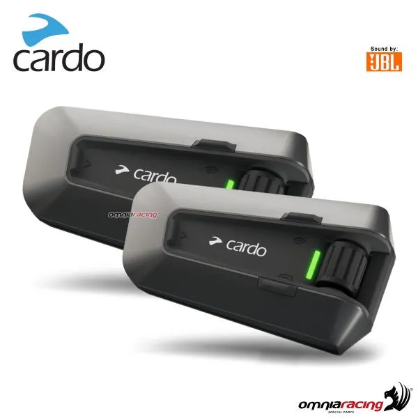 Cardo scala rider PACKTALK EDGE sound JBL duo Interfono conference DMC 15 motociclisti 1.6 KM doppi