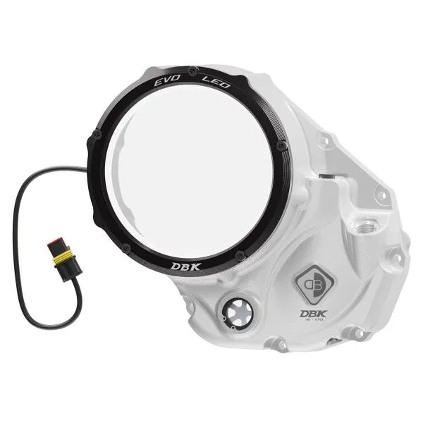 Carter frizione DBK Coperchio EVO LED Silver-Nero Ducati Multistrada 1260 Enduro 2019-2021