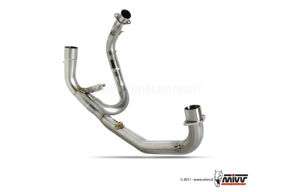 Tubo Elimina Kat Mivv Decat Acciaio Inox Per Ducati Hypermotard 796 2010 > 2012-D.026.C1-91162