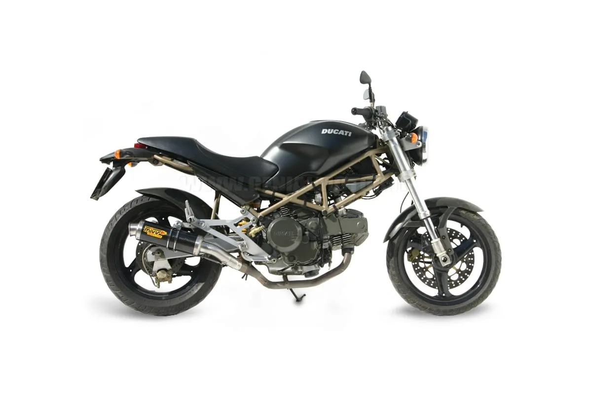 Terminali Scarichi Omologati Mivv Gp Carbonio Per Ducati Monster 600 1999 > 2001-D.016.L2S-91261