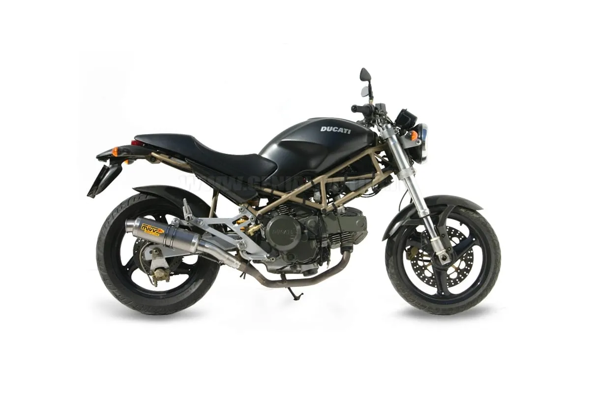 Terminali Scarichi Omologati Mivv Gp Titanio Per Ducati Monster 600 1999 > 2001-D.016.L6S-91263