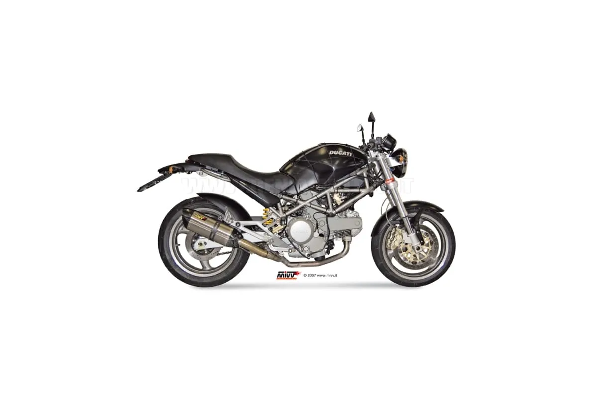 Scarichi Omologati Mivv Suono Acciaio Inox Per Ducati Monster 620 2002 > 2006-D.018.L7-91279