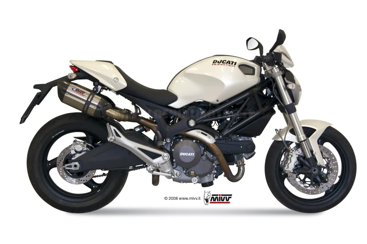 Terminali Scarichi Mivv Suono Acciaio Inox Per Ducati Monster 696 2008 > 2014-D.023.L7-91337