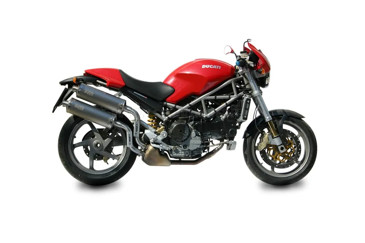 Scarichi Omologati Mivv Oval Titanio Per Ducati Monster S2r 800 2005 > 2007-D.011.L4-91510