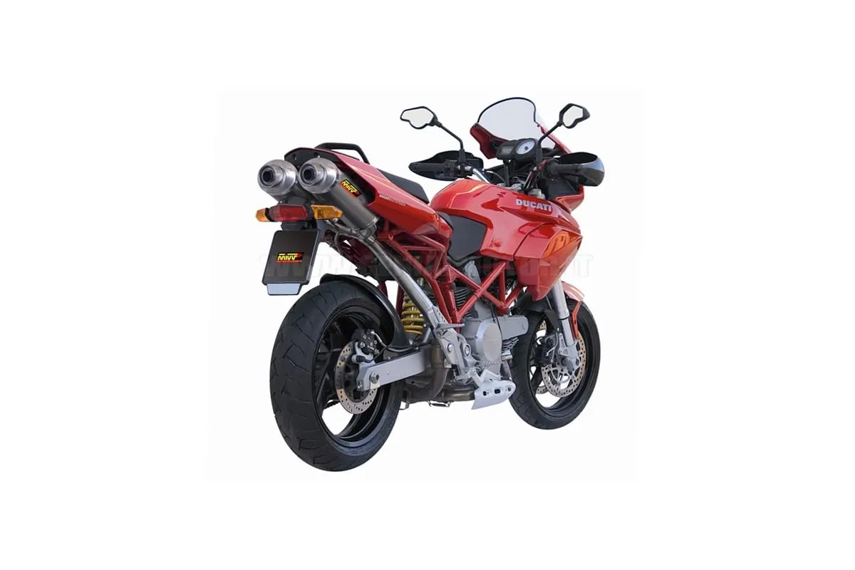 Scarichi Omologati Mivv Oval Titanio Ss Ducati Multistrada 620 2005 > 2007-UD.015.LN-91634
