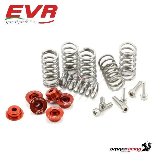EVR kit Viti Molle Cuscinetti Scodellini rossi H.4mm per Frizioni Ducati 1098/S 1198/S StreetFighter