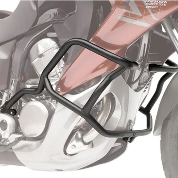 Protezione paramotore Givi nero Honda XL700V Transalp 2008-2013