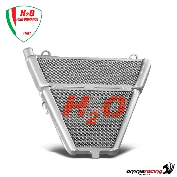 Radiatore acqua addizionale H2O (Incluso Radiatore olio)+kit di montaggio per Ducati 1199 Panigale