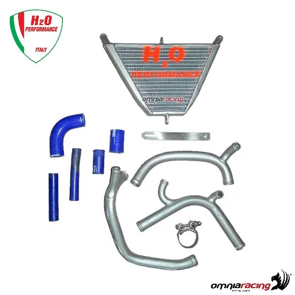 Radiatore acqua addizionale H2O+kit di montaggio per Honda CBR1000RR 2008>2013