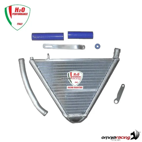 Radiatore acqua addizionale H2O+kit di montaggio per Triumph Daytona 675 2006-2007