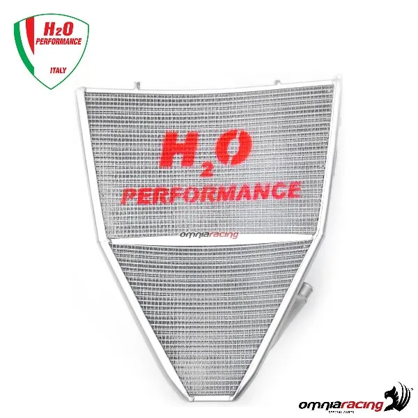 Radiatore acqua maggiorato H2O+kit di montaggio per Mv Agusta F4 2009