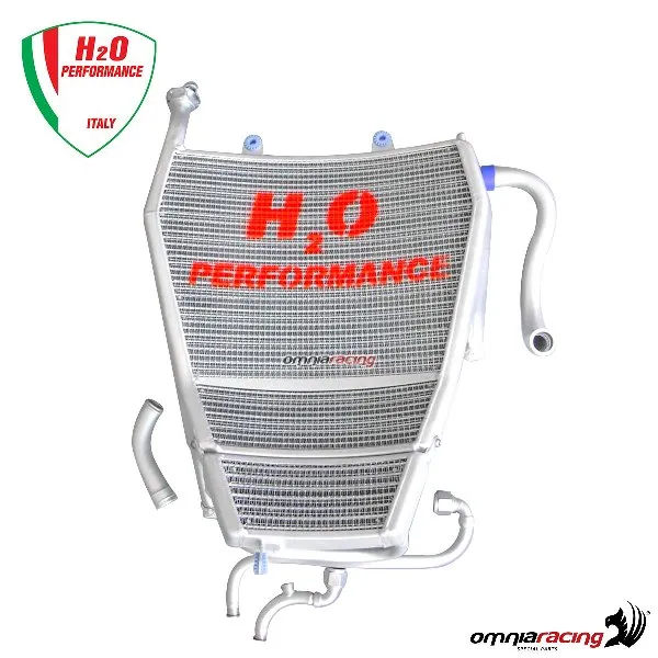 Radiatore acqua maggiorato H2O+Radiatore olio+kit di montaggio per BMW S1000RR
