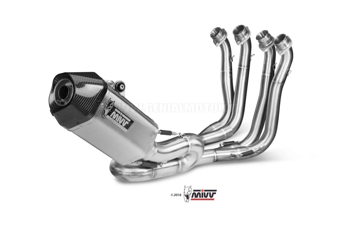 Scarico Completo Steel Mivv Speed Edge Inox Per Honda Cbr 1000 Rr 2014 > 2016-X.HO.0005.SRX-91832