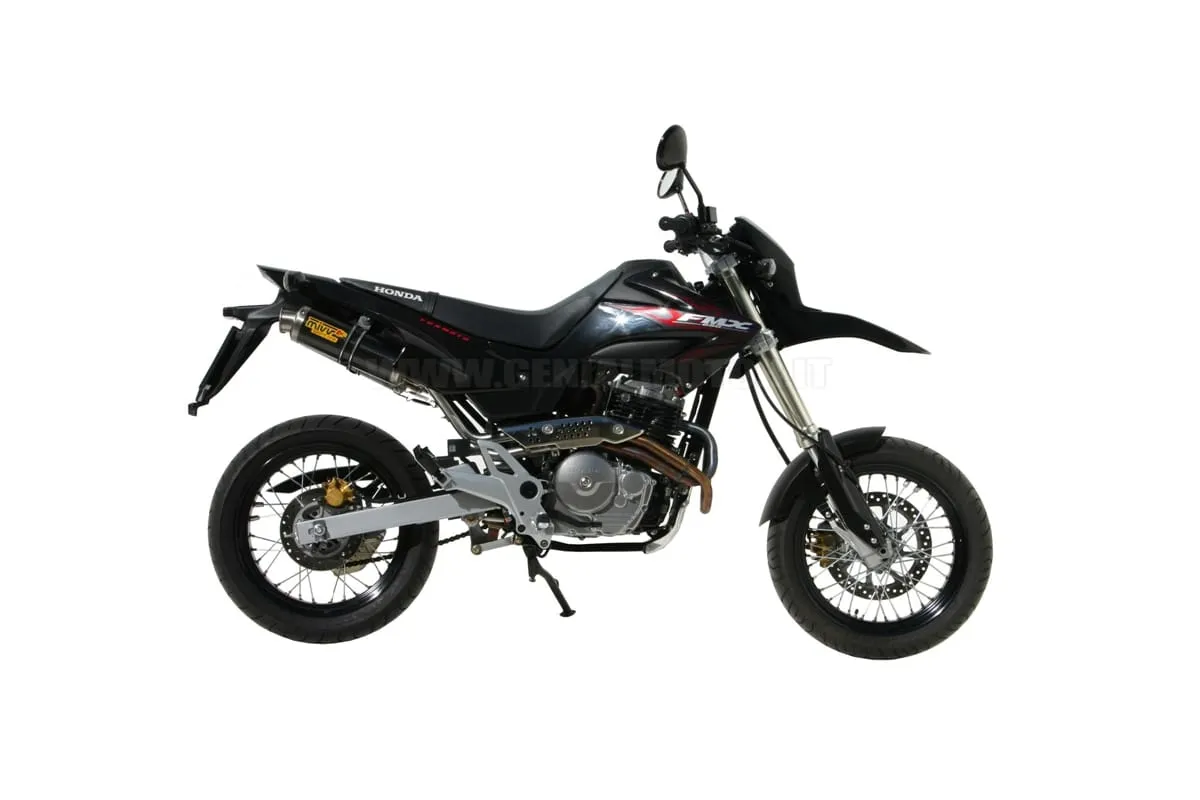 Terminali Scarichi Omologati Mivv Gp Carbonio Per Honda Fmx 650 2005 > 2006-H.034.L2S-92068