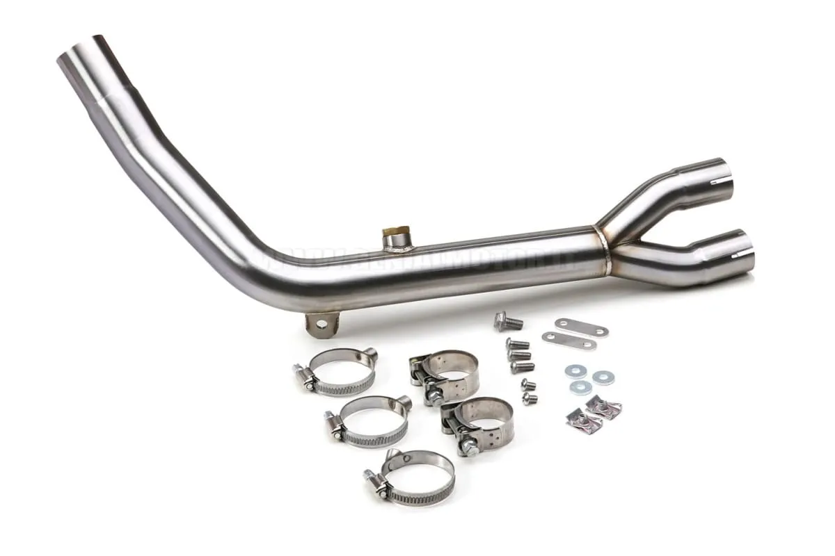 Tubo Elimina Kat Mivv Decat Acciaio Inox Per Honda Xlv Transalp 700 2008 > 2013-H.040.C1-92329