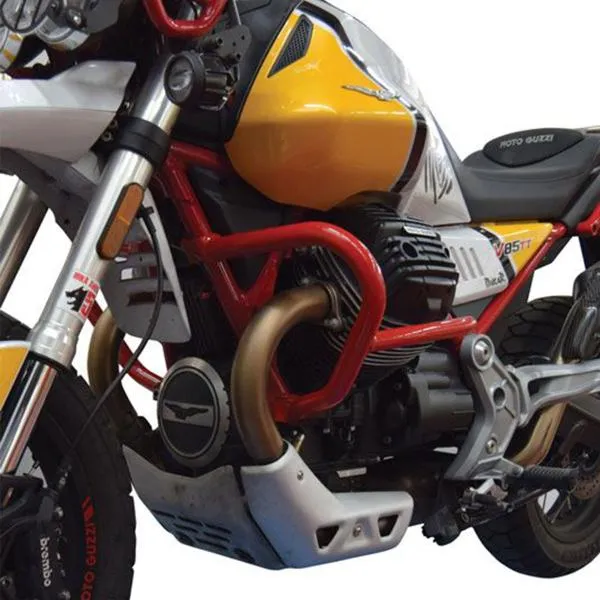 Protezione paramotore Isotta Rosso Moto Guzzi V85TT 2019-2023