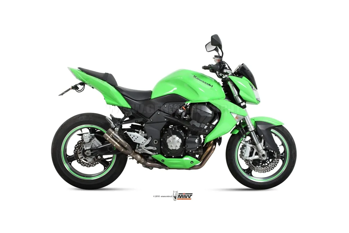 Terminali Scarichi Mivv Double Gun Titanio Per Kawasaki Z 1000 2007 > 2009-K.020.SDG-92446