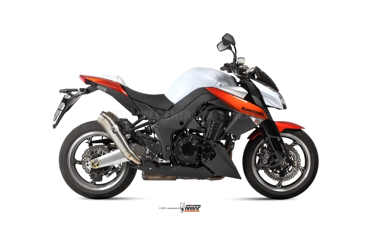 Terminali Scarichi Omologati Mivv Ghibli Inox Per Kawasaki Z 1000 2010 > 2013-K.025.LGX-92478