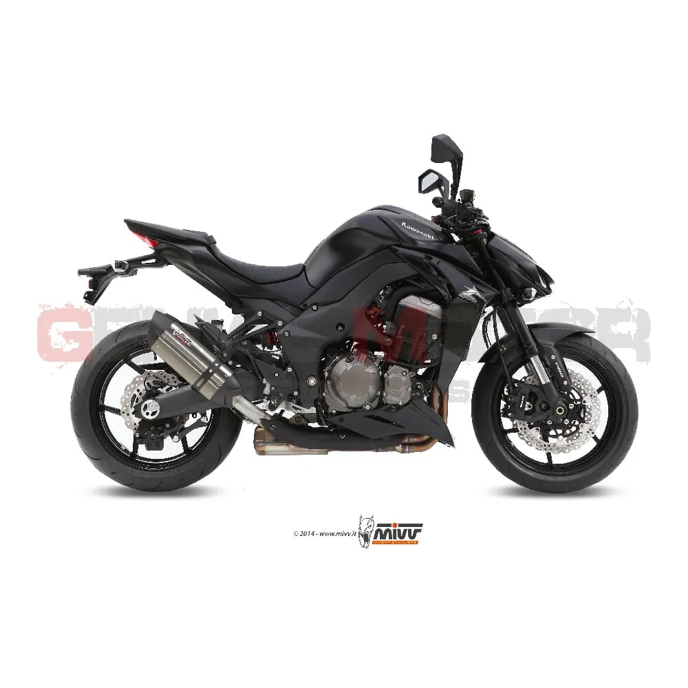 Terminali Scarichi Omologati Mivv Suono Acciaio Inox Kawasaki Z 1000 2014 > 2020-K.039.L7-92480