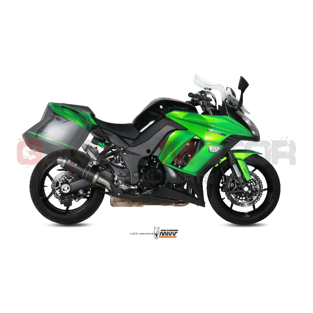 Terminali Scarichi Omologati Mivv Gp Carbonio Per Kawasaki Z 1000 Sx 2014 > 2020-K.043.L2S-92502
