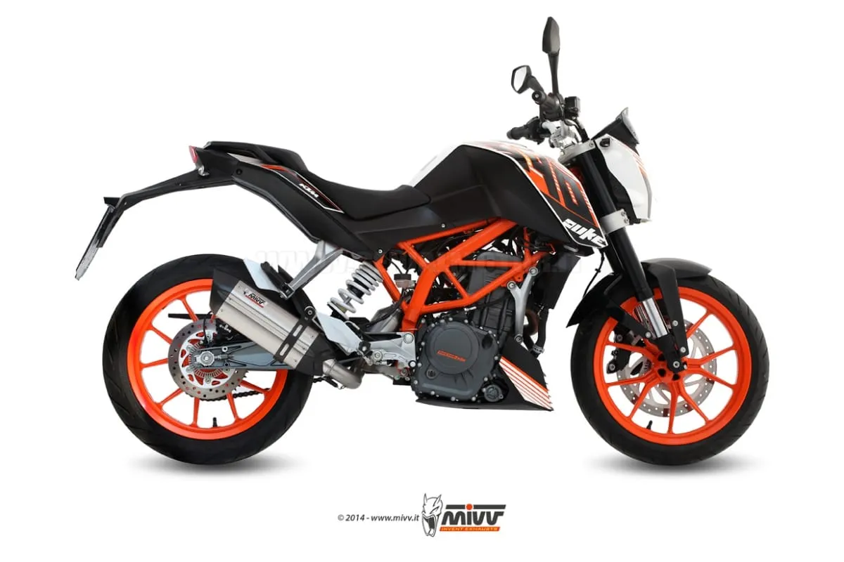 Scarico Completo Mivv Suono Acciaio Inox Per Ktm 390 Duke 2013 > 2016-KT.012.L7-92983