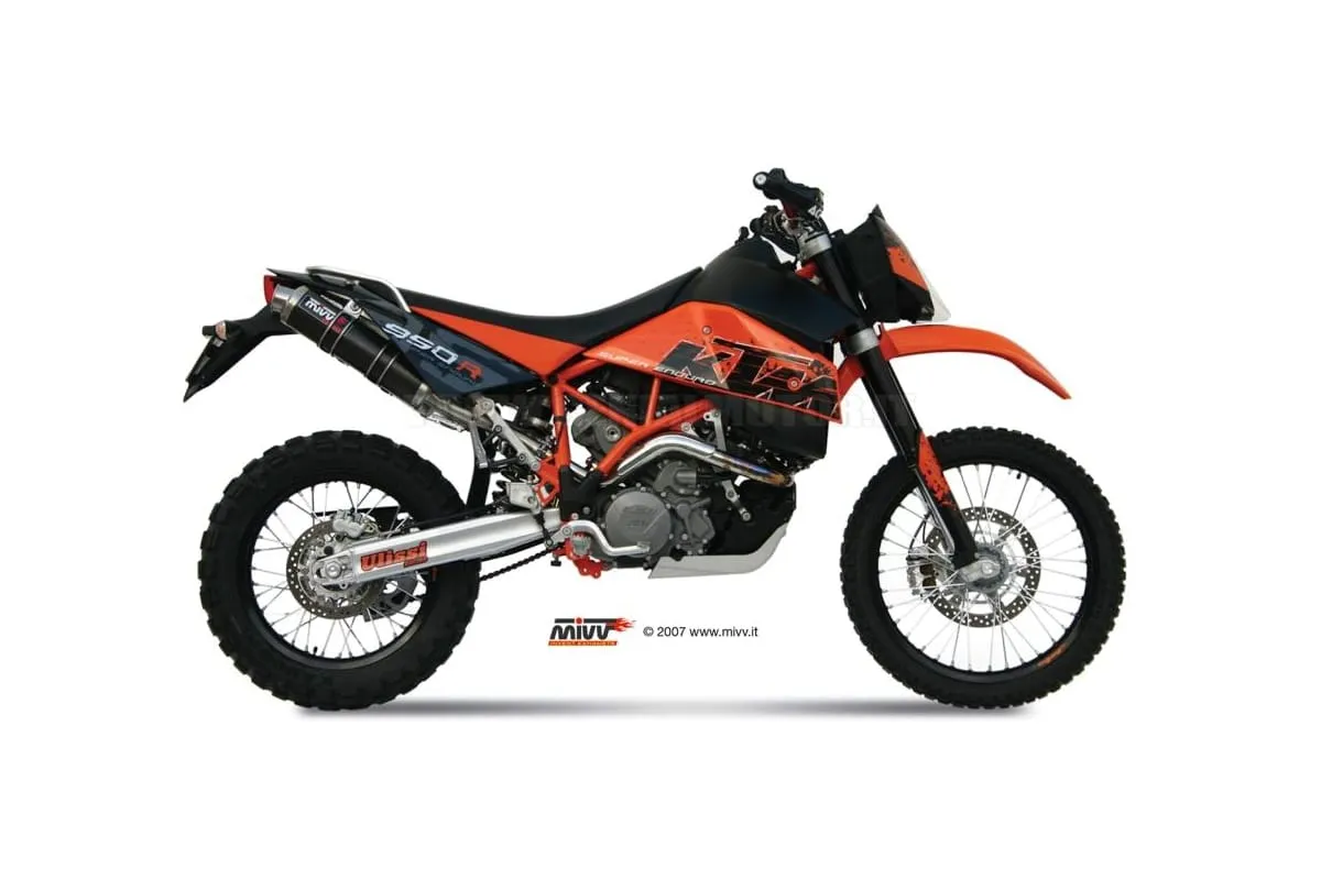 Terminali Scarichi Mivv Gp X1 Carbonio Per Ktm 950 Superenduro 2006 > 2008-KT.001.L2-93039