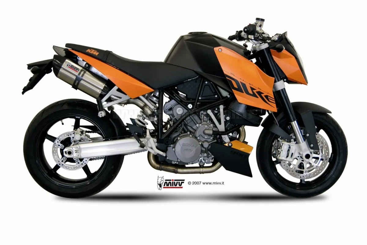 Terminali Scarichi Mivv Suono Acciaio Inox Per Ktm 990 Superduke 2005 > 2011-KT.002.L7-93043