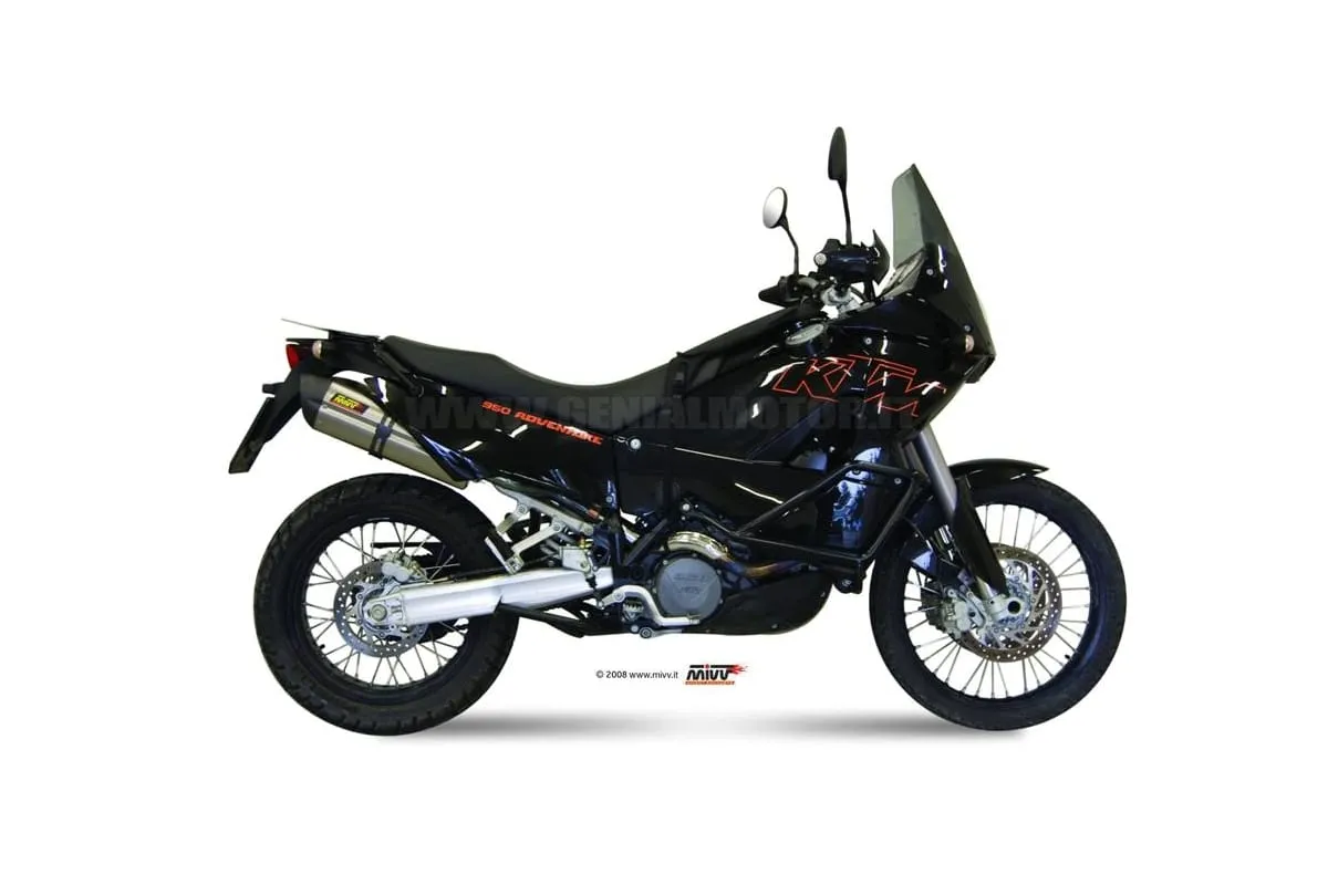 Terminali Scarichi Mivv Suono Acciaio Inox Per Ktm Lc8 990 Adventure 2006 > 2014-KT.004.L7-93117