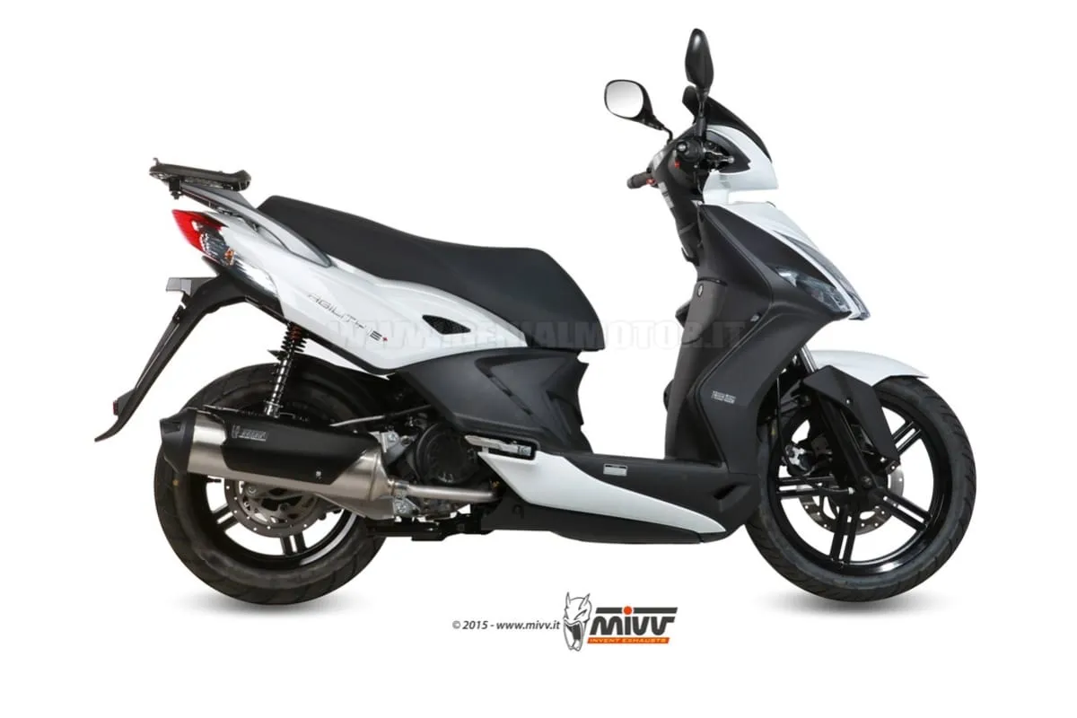 Scarico Completo Mivv Urban Acciaio Inox Per Kymco Agility 125 R16+ 2014 > 2016-C.KY.0015.B-93174