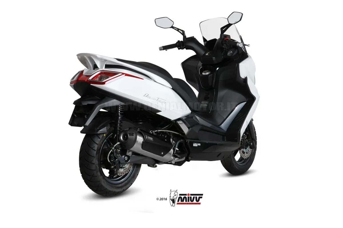 Scarico Completo Mivv Urban Acciaio Inox Per Kymco Downtown 350 2015 > 2016-C.KY.0018.B-93218