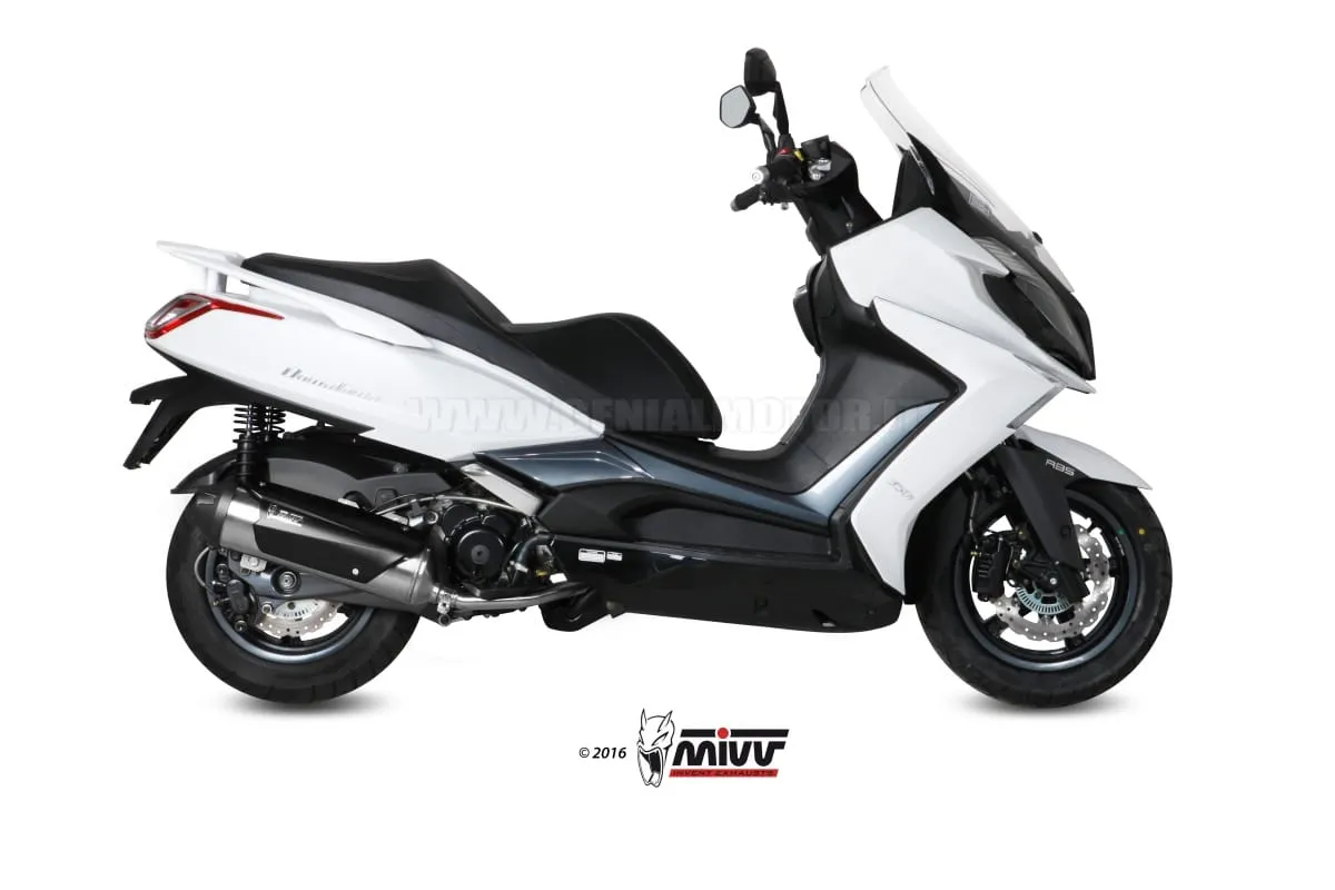 Scarico Completo Omologato Mivv Urban Inox Per Kymco Downtown 350 2015 > 2016-C.KY.0018.K-93216