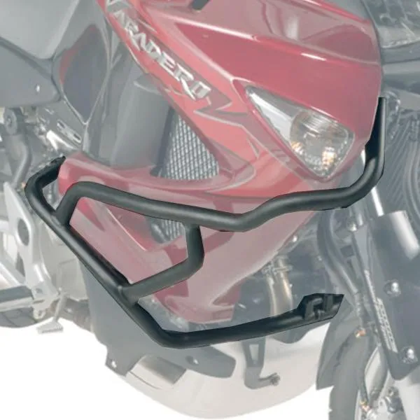 Paramotore tubolare Kappa nero Honda XL1000V Varadero 2007-2012