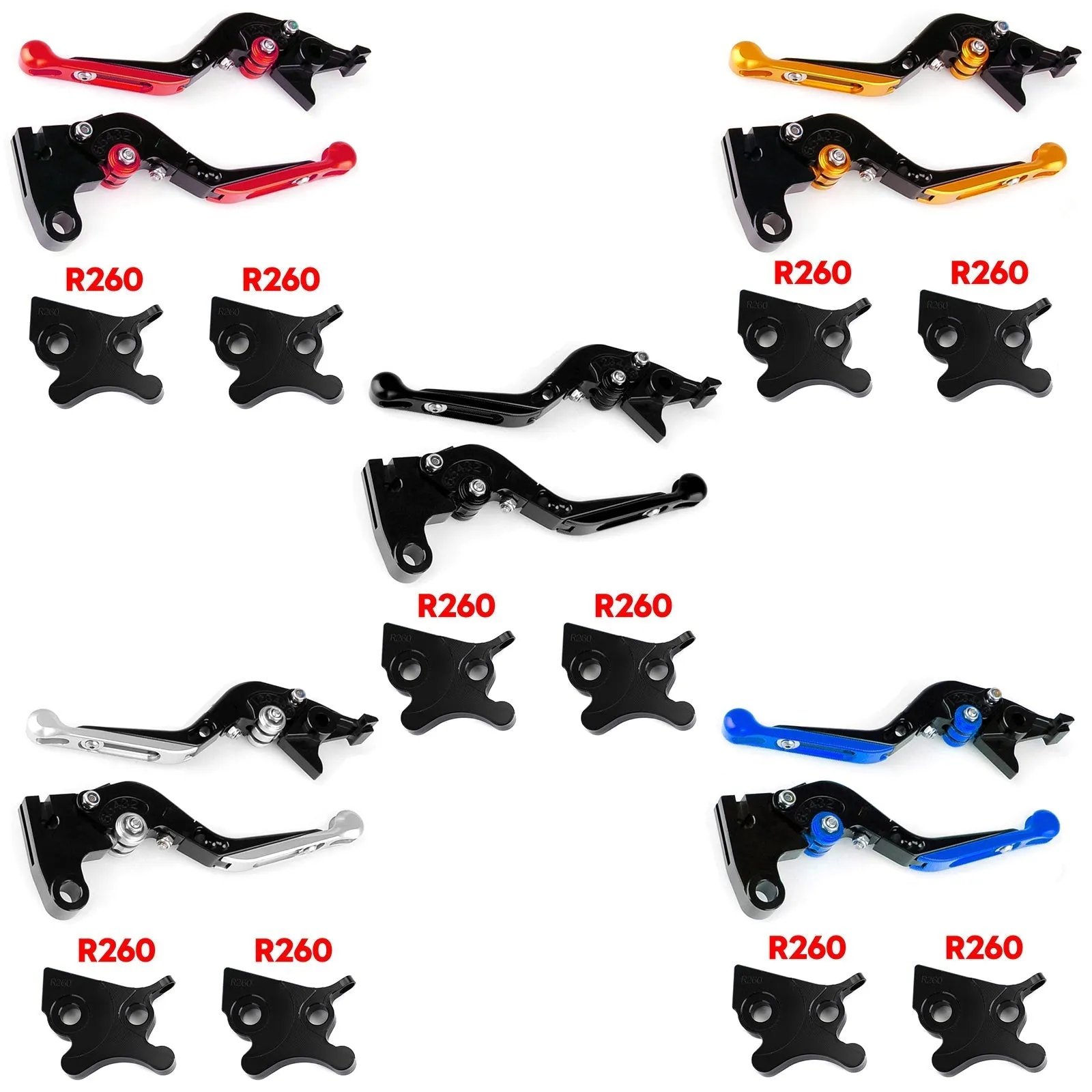 Levier de frein d'embrayage réglable de moto pour VESPA GTS 300 Super générique