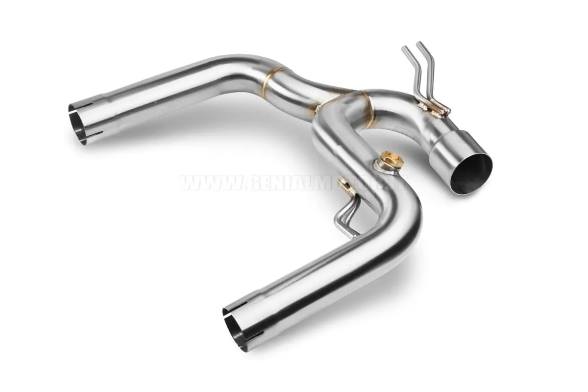 Tubo Elimina Kat Mivv Decat Acciaio Inox Per Moto Guzzi Breva 1100 2005 > 2011-M.007.C1-93275