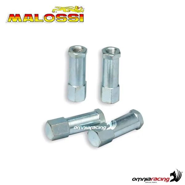 Dadi per teste Malossi e originali 4 pezzi per MBK e Peugeot