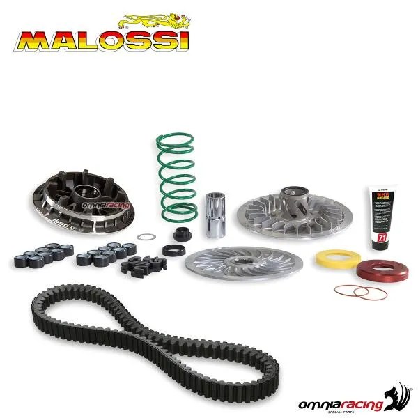 Malossi kit gruppo trasmissione completo Next Over Range con cinghia per Yamaha Tmax 530 2012>2016