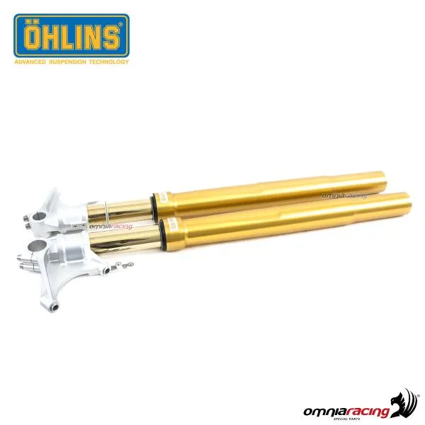 Forcella Ohlins 43mm oro completa FGRT R&T Yamaha YZF R1 2015-2023