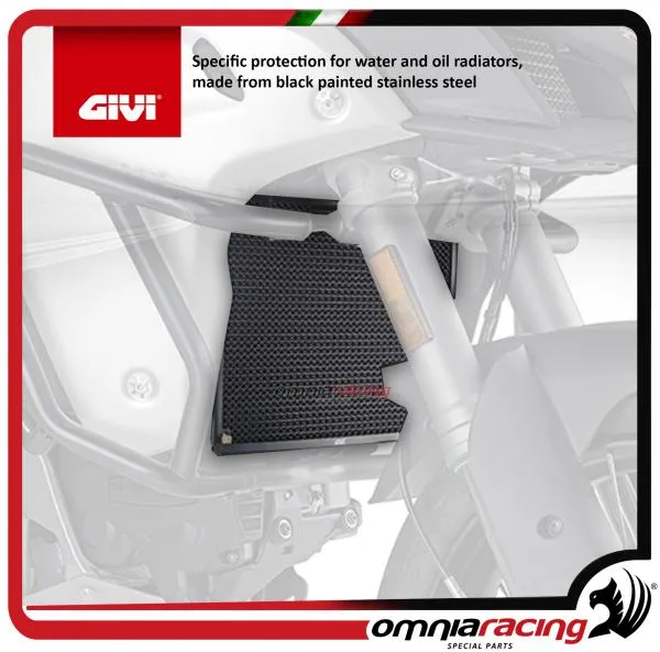 GIVI Protezione Radiatore Specifici in Acciaio Nero per Ducati Multistrada 950 2017>