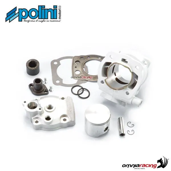 Kit gruppo termico Polini in alluminio H2O D.50 per Derbi GPR50 /Senda 50