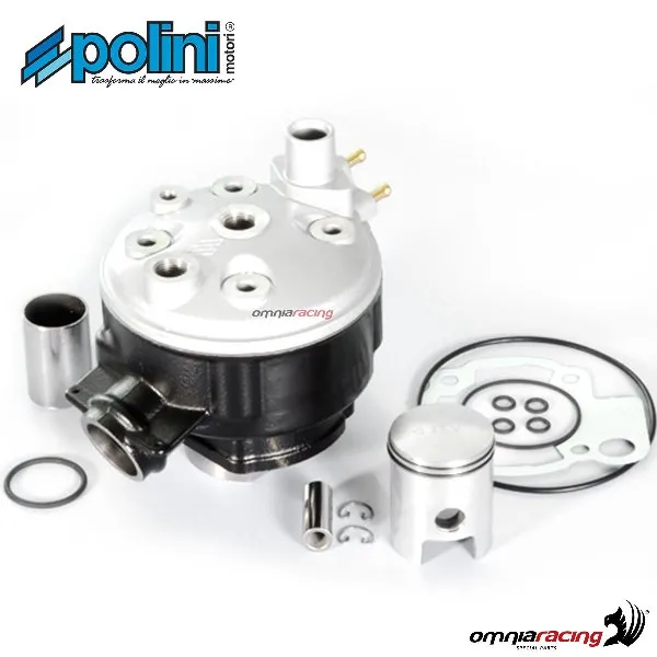 Kit gruppo termico Polini in ghisa 50cc per Rieju MRT50/Supermotard AM6 2T