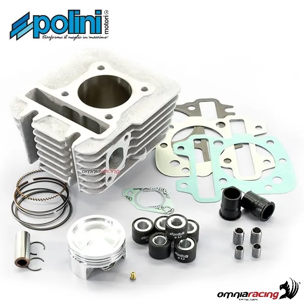 Kit gruppo termico Polini in alluminio D. 49 per Aprilia SR50 Motard 4T 4V