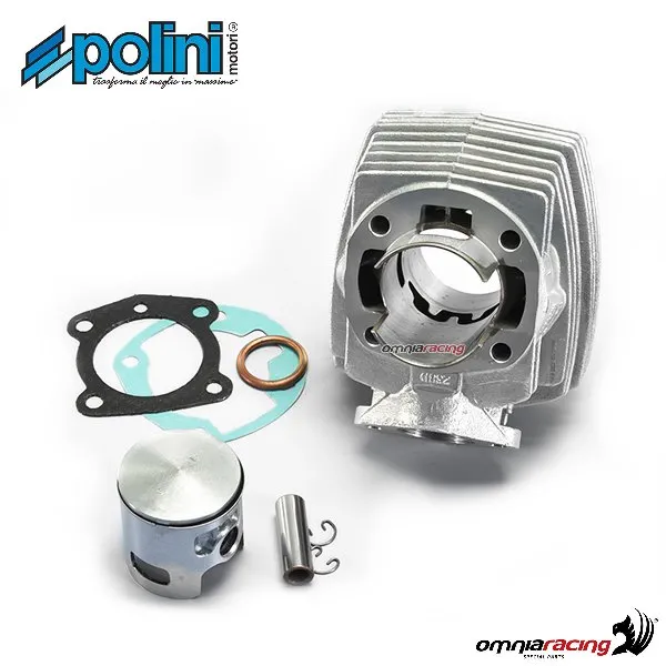 Kit gruppo termico Polini in alluminio D.46 senza testa per Peugeot 103 2T raffreddato ad aria