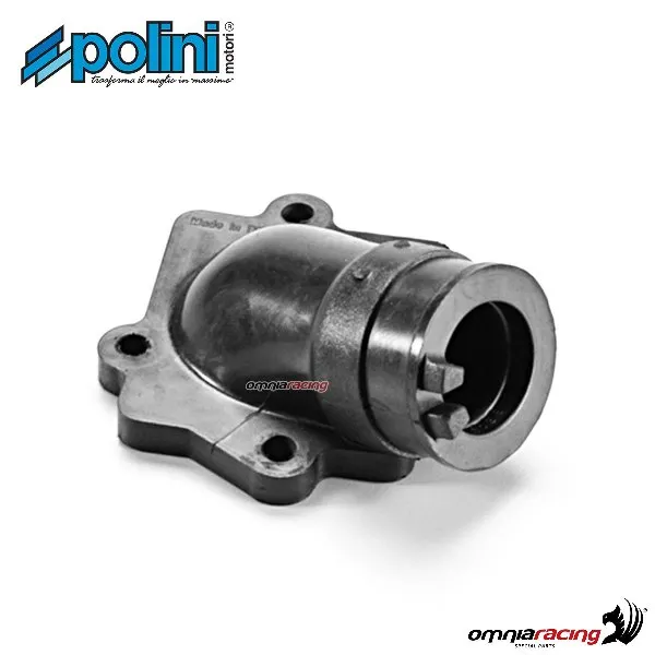 Polini collettore di aspirazione orizzontale carburatore originale per Malaguti F12 50 Phantom