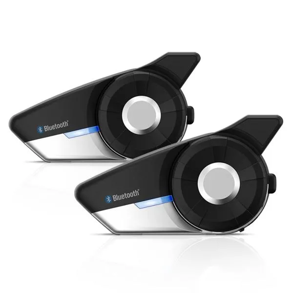 Doppio Interfono SENA 20S EVO DUAL comunicazione casco moto Bluetooth e altoparlanti HD