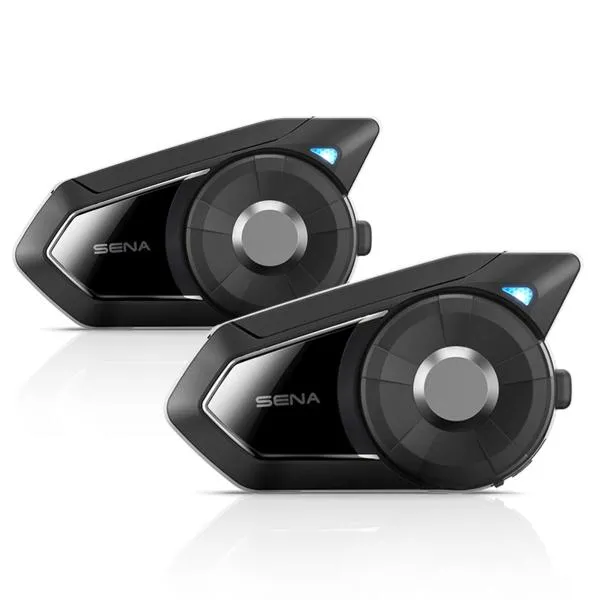 Doppio Interfono SENA 30K DUAL comunicazione casco moto Bluetooth e altoparlanti HD con Mesh